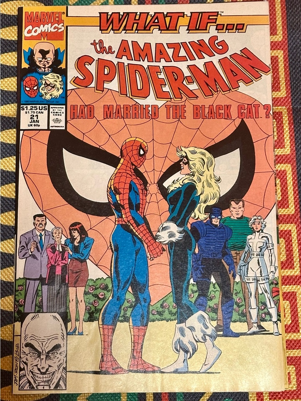Web-Head Weds Black Cat?! 🕸️ What If? Vol 2 #21 Marvel Comic 1991